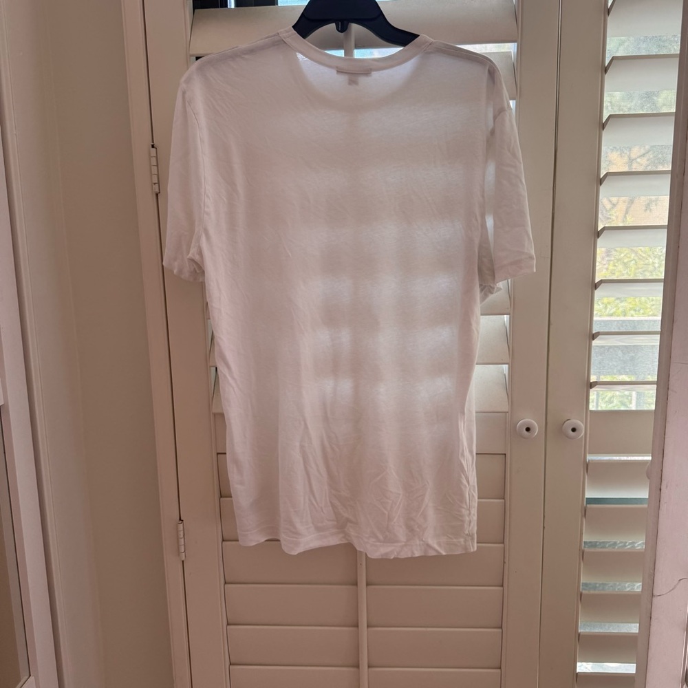 James Perse White Short Sleeve Crew Tee